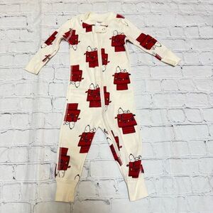 Hanna Andersson + Peanuts Snoopy Pajamas Size 70